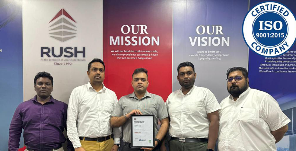 Rush Lanka Group Achieves ISO Certification, Signaling Commitment to Quality and Customer Satisfaction