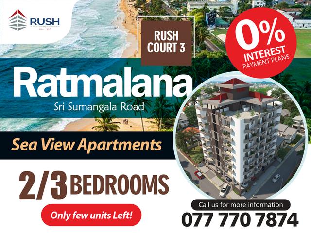 Rush Court 3 Rathmalana Ad